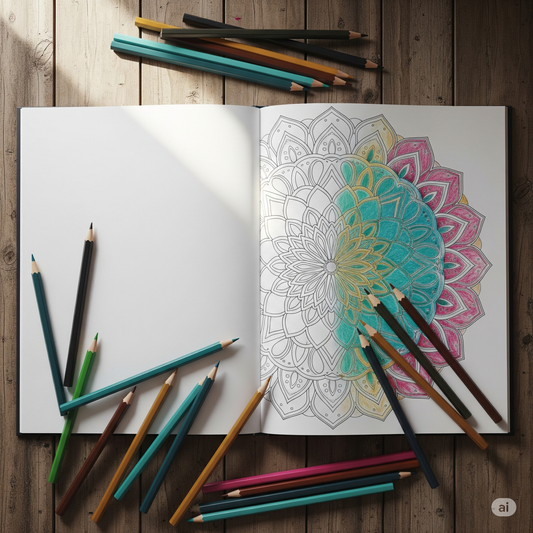 El Templo de la Calma: Libro de Colorear para Adultos con 28 Mandalas Místicos para la Relajación